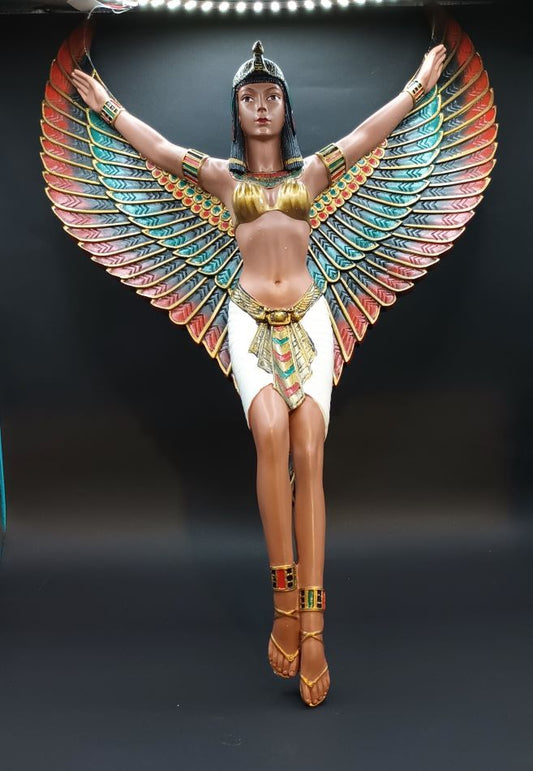 Winged mult-color Isis Wall Hanging