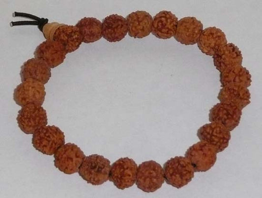 Rudraksha Seed beaded wrist mala / bracelet