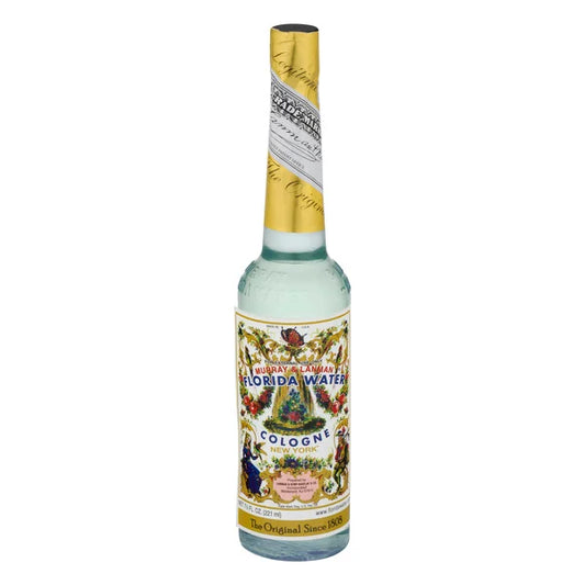 The Ornately Decorated Murray and Lanman Florida Water Cologne will cleanse your space and leave it smelling clean!