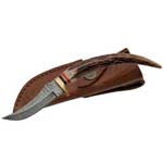 Stag Damascus Athame