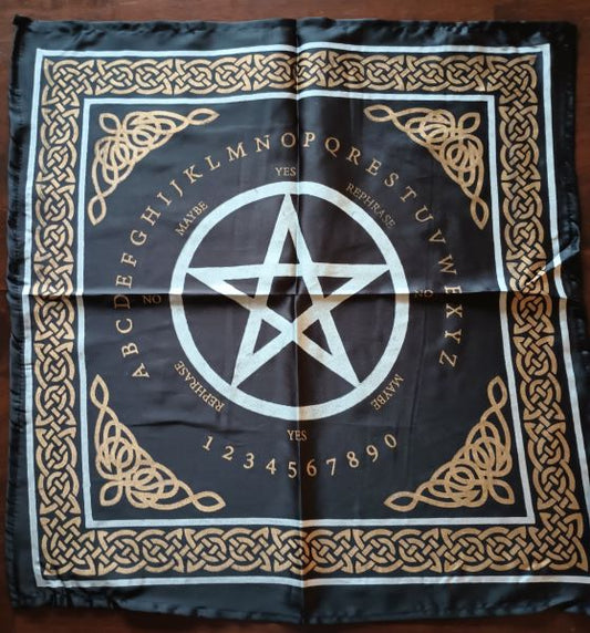 Altar Cloth - 24" - Pentagram - Ouija