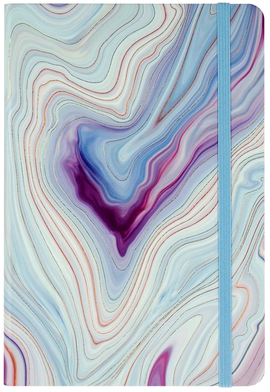 Blue Agate Dot Matrix Journal