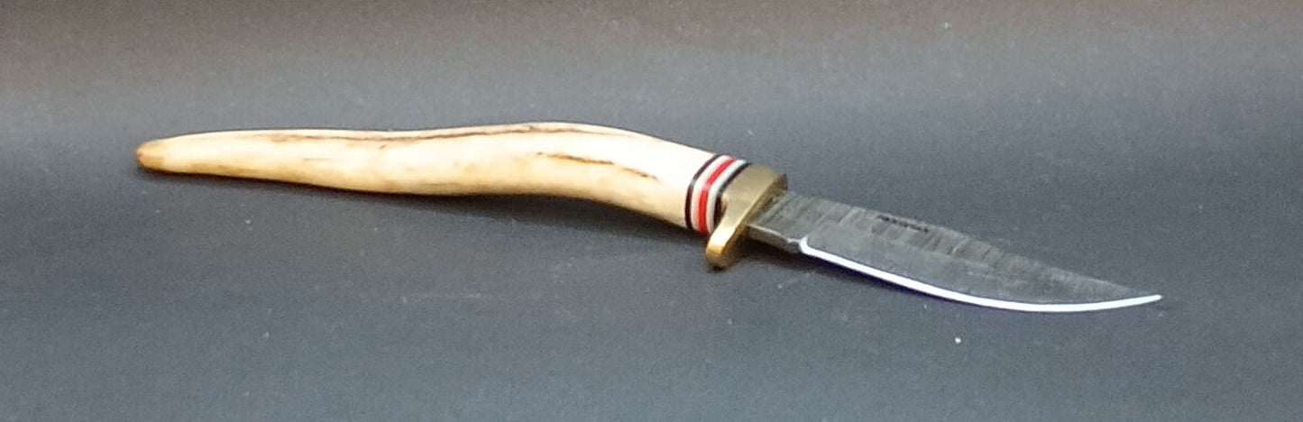 Stag Damascus Athame