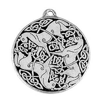 Celtic Knot & Horses Amulet