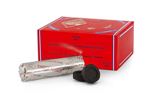 Roll of Three Kings Charcoal Tabs - 33mm