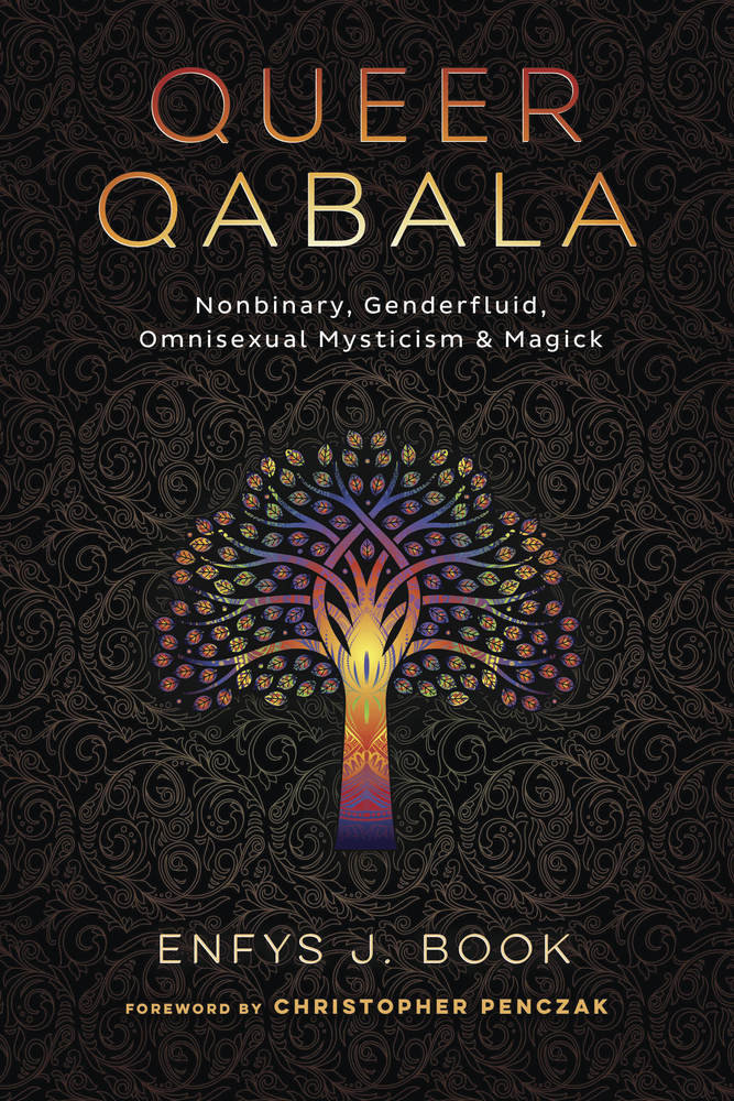 Cover of Queer Qabala with a stylized leafy tree.