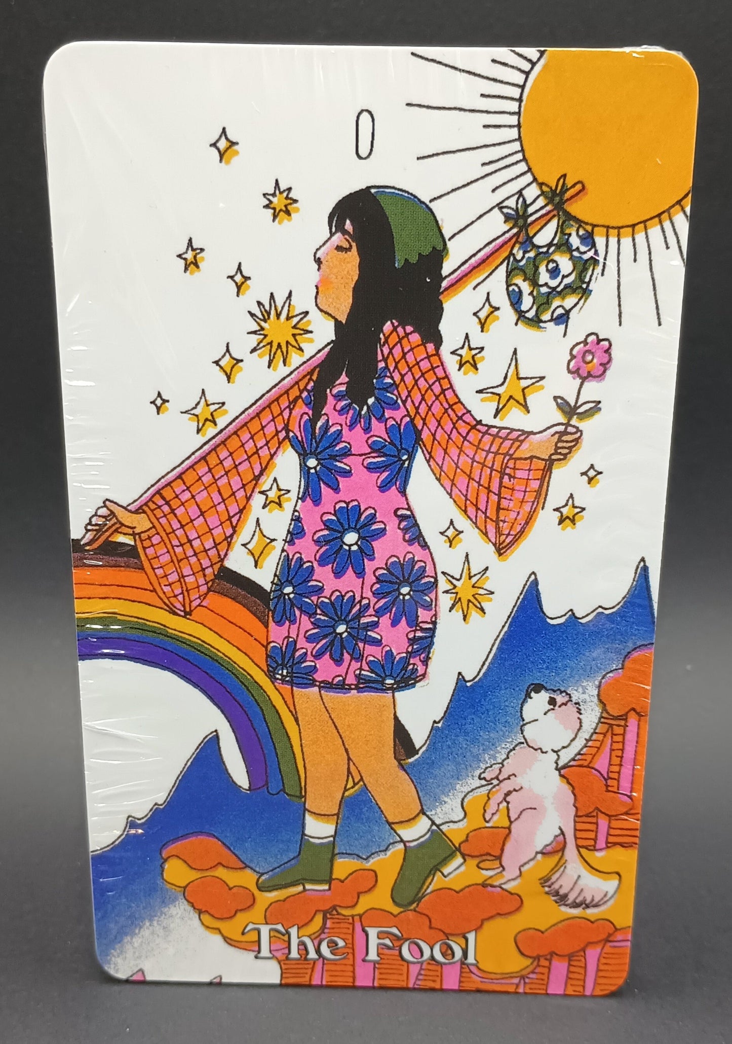 The Fool Card (0) in the Queer Tarot by Ash + Chess