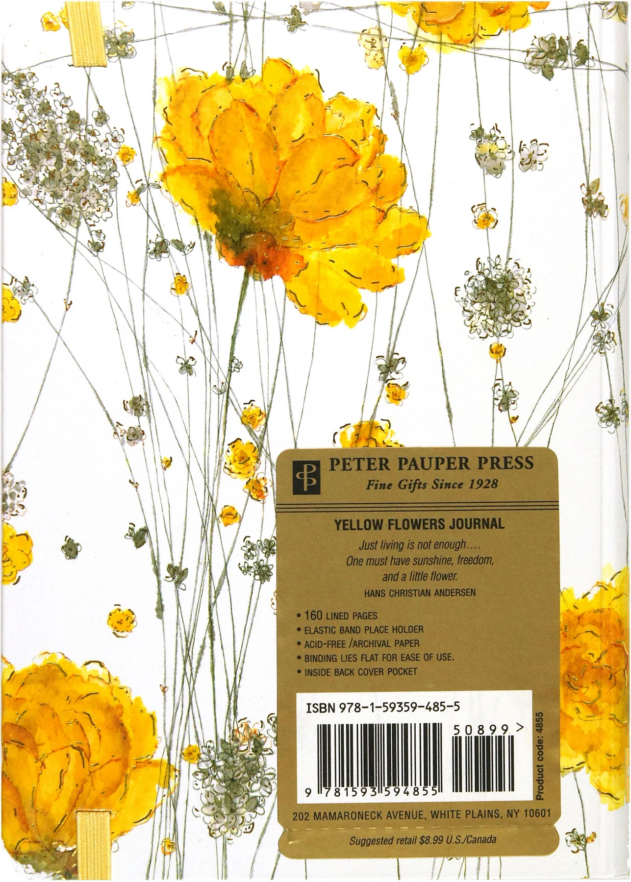 Yellow Flowers Journal
