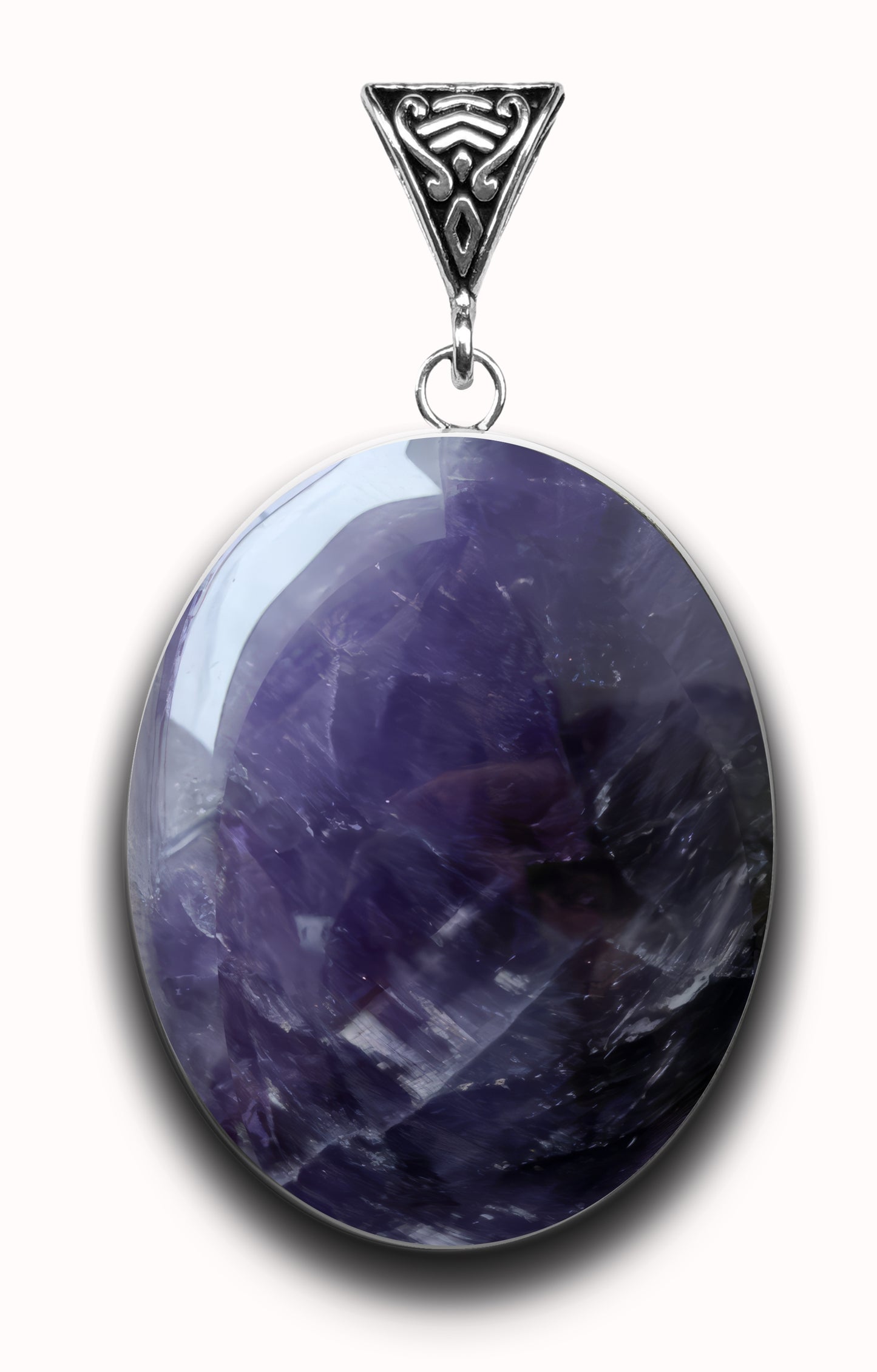 Rising Woman Amethyst Pendant