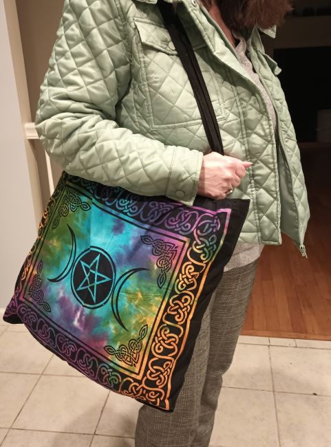 Triple Moon Pentagram Tote