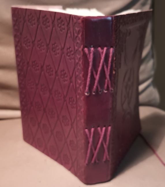 Triple Moon Pentagram Leatherbound Journal