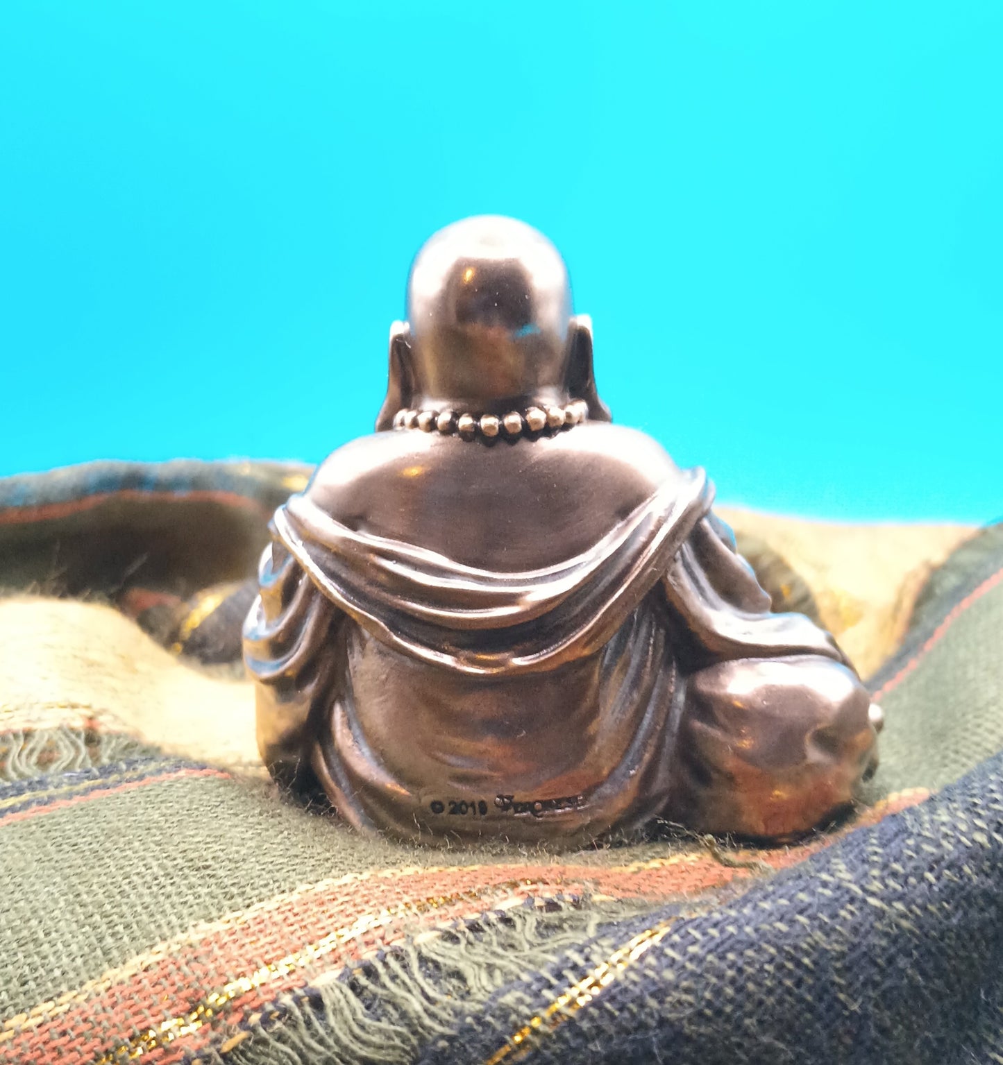 Laughing Buddha holding Yuanbao - small