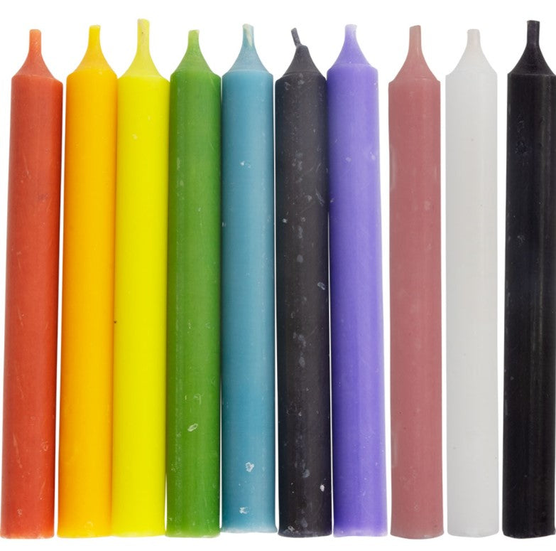 Chakra Mini Candles Set