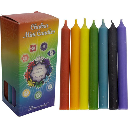 Chakra Mini Candles Set