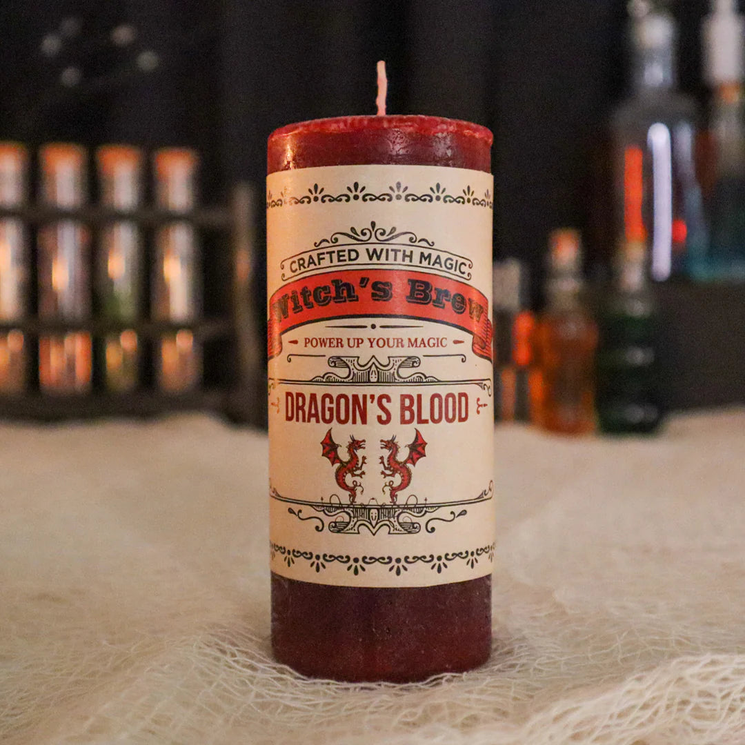 Dragon's Blood Candle (small pillar)