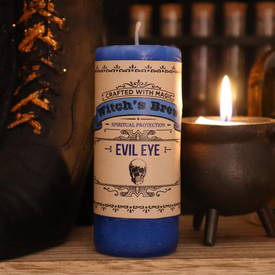 Evil Eye Candle (small pillar)