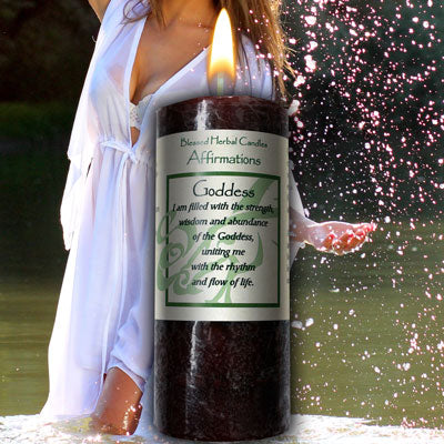 Goddess Affirmation Candle