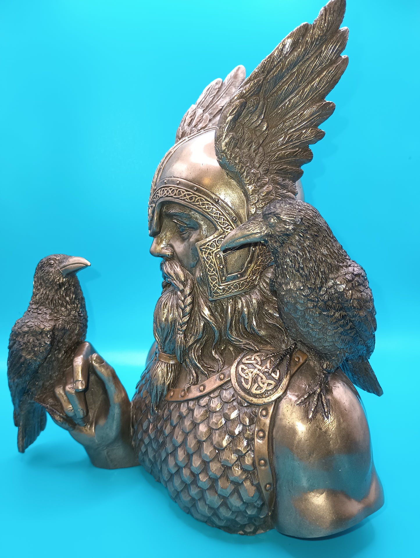 Odin & Ravens Bust