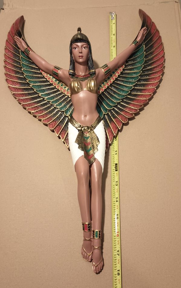 Winged mult-color Isis Wall Hanging