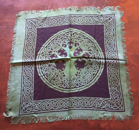 Altar Cloth - 18" - Tree of Life