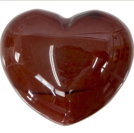 Carnelian Puffed Gemstone Heart