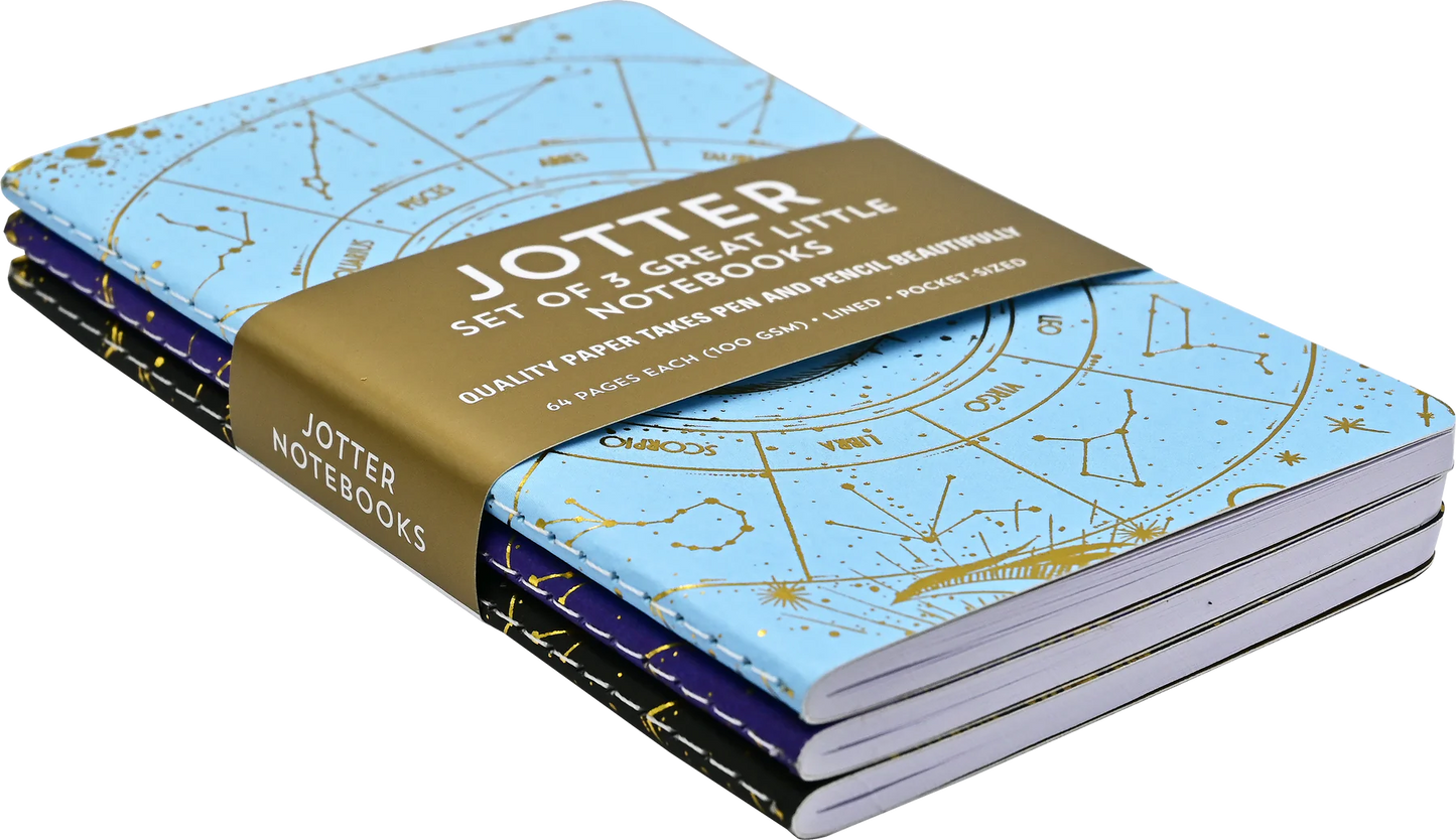 Jotter set of 3 Notebooks: Celestial