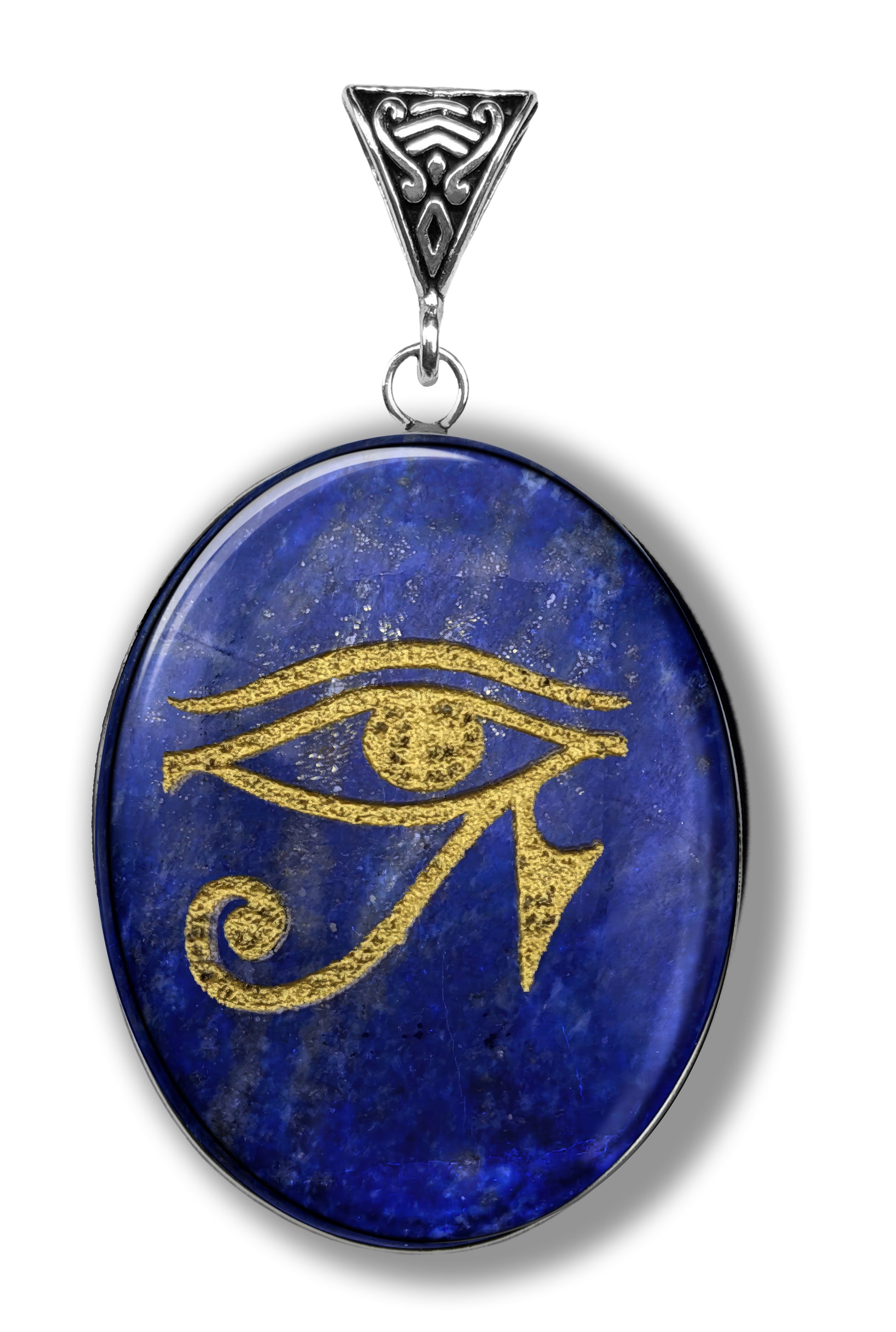 Eye of Horus on Lapis Pendant
