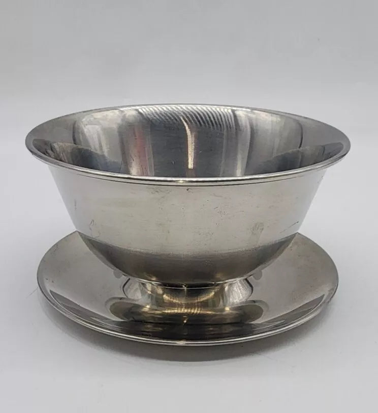 Multi-function ritual bowl with attached plate