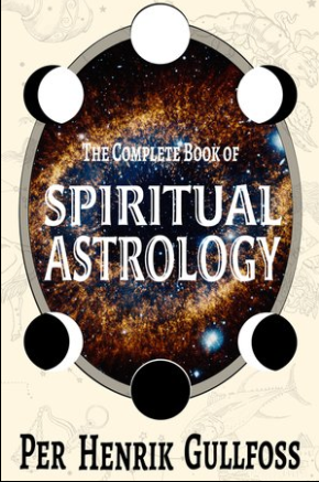 Cover of Spiritual Astrology showing phases of the Moon and a nebula