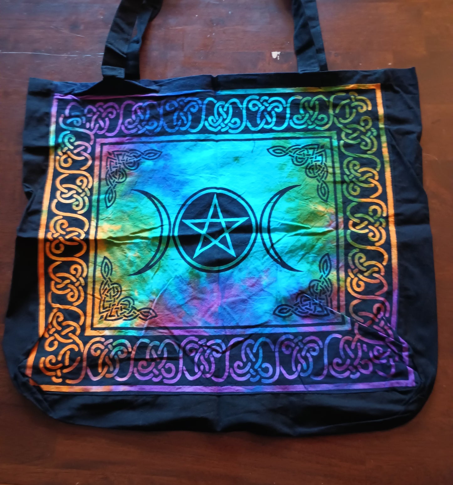 Triple Moon Pentagram Tote