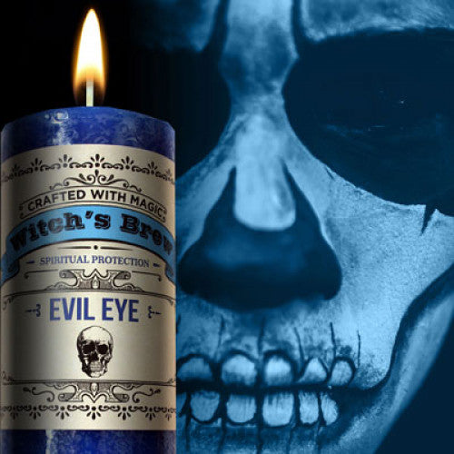 Evil Eye Candle (large pillar)