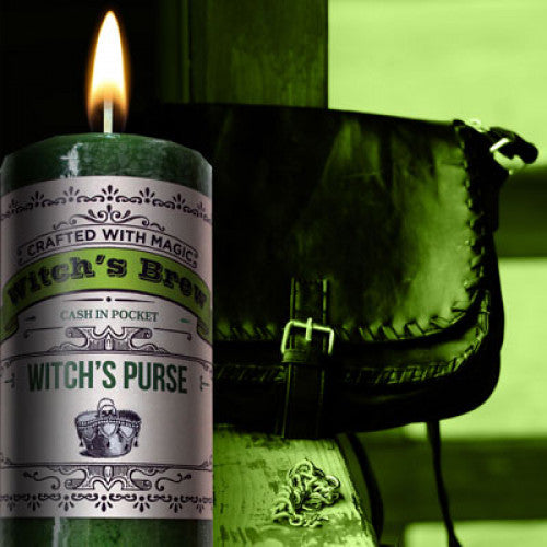 Witch's Purse Candle (large pillar)