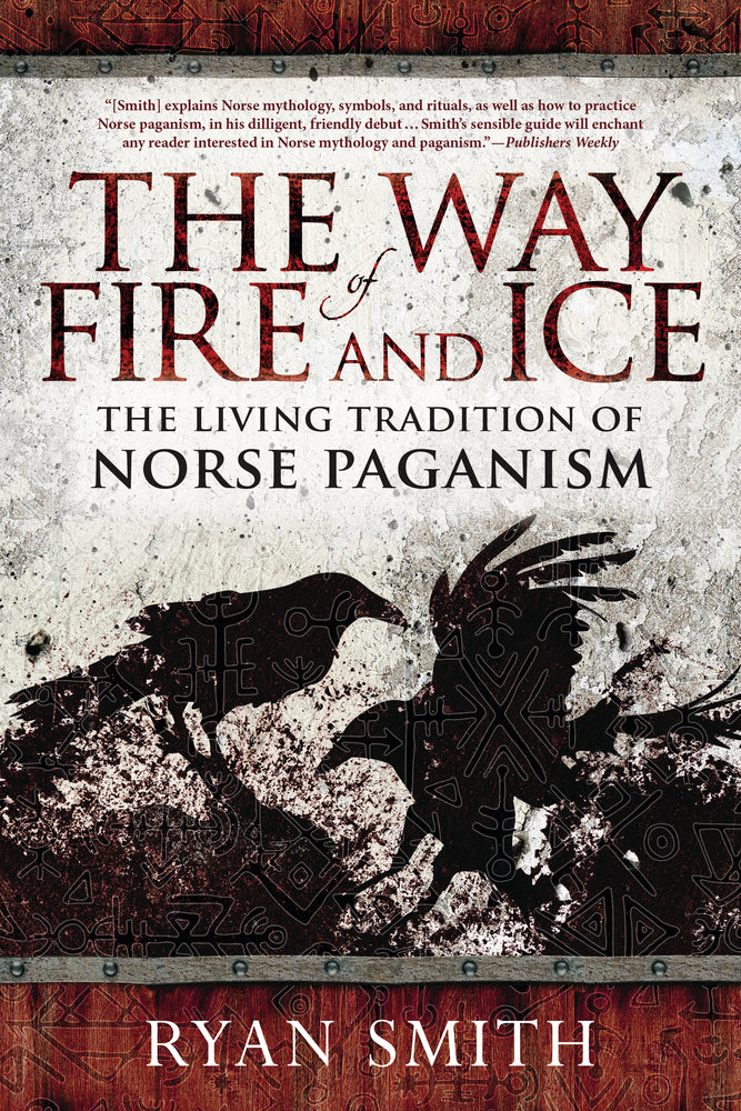 Cover of The Way of Fire and Ice showing two ravens (or crows) in silhouette.
