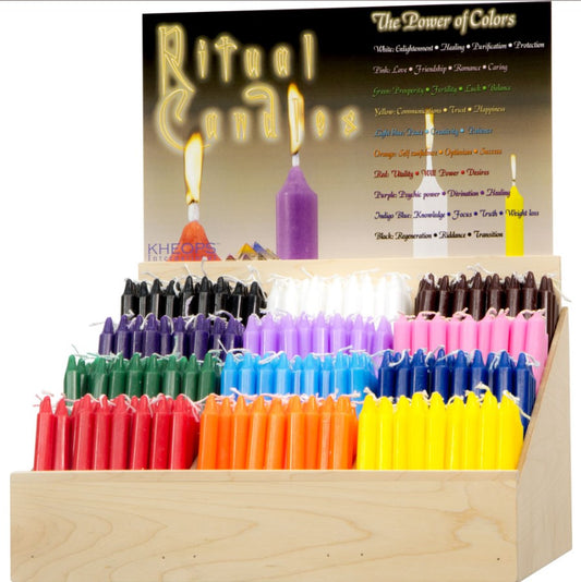 Ritual Chime / Spell Candles - 5-pack of one color