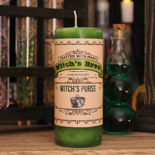 Witch's Purse Candle (small pillar)