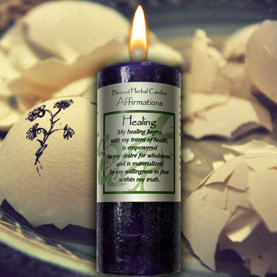 Healing Affirmation Candle